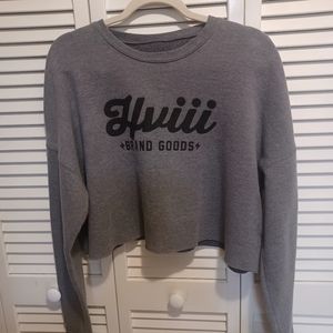 Hviii Cropped Crew Neck sweatshirt